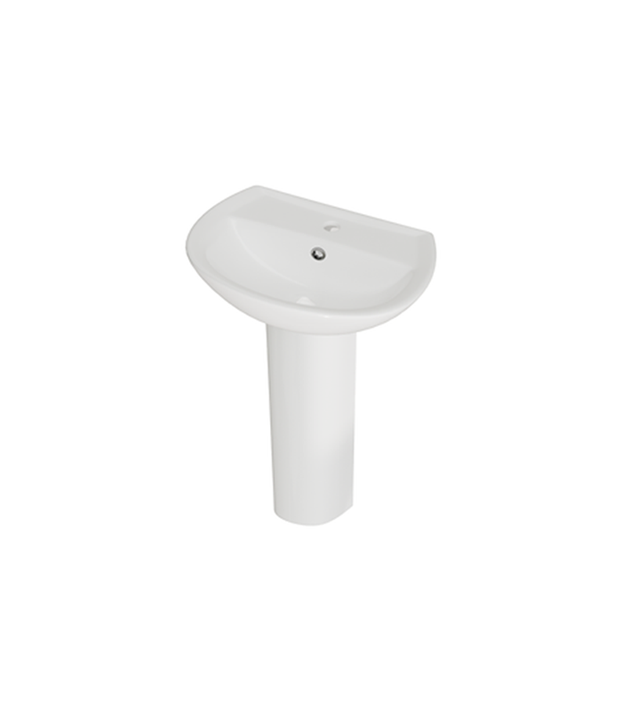 Lavabo-Aras Kolon Ayaklı Lavabo-Beyaz-1 Aras Kolon Ayaklı - Görsel 1