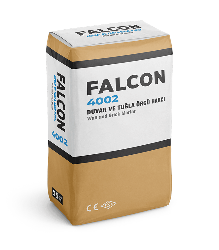 Falcon-Ürün-Isı Yalıtım Sistemleri-4002 📦 Duvar ve Tuğla Örgü Harcı - Görsel 1