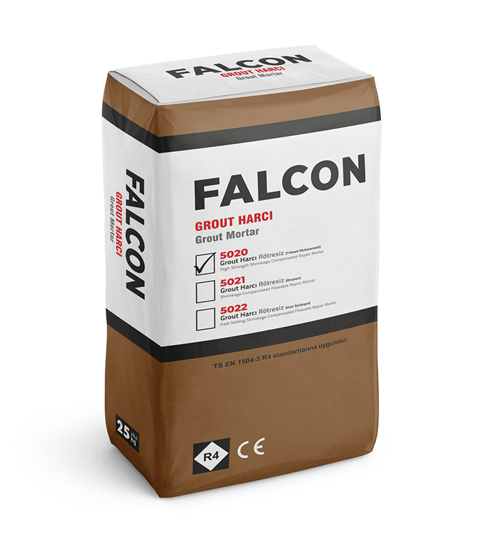 Falcon-Ürün-Onarım Ve Güçlendirme-5020 📦 Grout Harcı (Yüksek Mukavemetli) - Görsel 1
